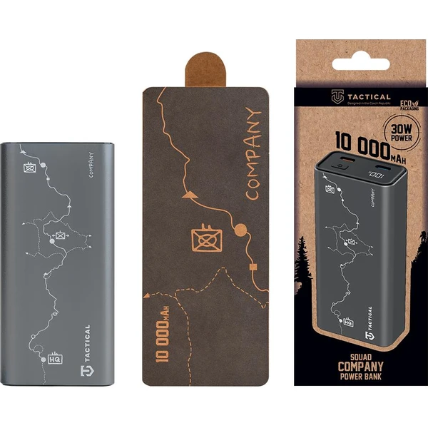 Tactical Squad Company powerbanka (2xUSB-C) 30W 10000mAh šedá - Powerbanky - Obrázek 6cd7f7b64c0045b69af439b9fa70659e
