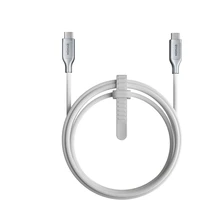 Nomad Kevlar USB-C/USB-C napájecí kabel 240W 1,5m bílý - Kabely a redukce
