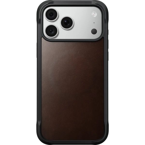 Nomad Rugged Leather (Horween) MagSafe kožený kryt iPhone 17 Pro Max/18 Pro Max Rustic Brown - Pouzdra - Obrázek 6d395a885a7b4fc89dffd7ac7d64555d