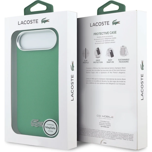 Lacoste Iconic Petit Pique Metal Logo MagSafe kryt iPhone Air zelený - Pouzdra - Obrázek 6d3b25ee51074d5bac48068116131fc7