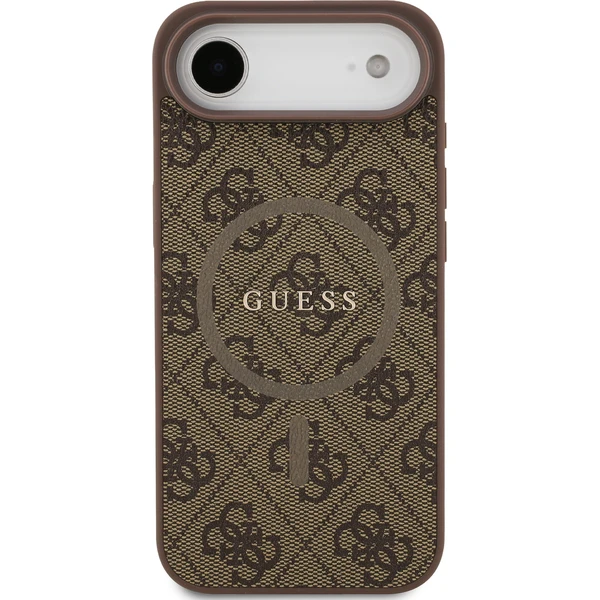 Guess PU Leather 4G Colored Ring MagSafe Zadní Kryt pro iPhone Air hnědý - Pouzdra - Obrázek 6d3f283d4a1d4233900c31d6cf6d1962