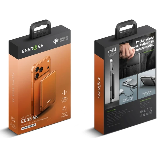 ENERGEA AluPac Edge 5K MagSafe (Qi2) powerbanka 5000 mAh oranžová - Powerbanky - Obrázek 6d850b17371948b39ed4a3621a849849