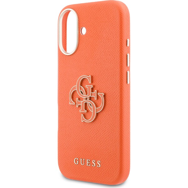 Guess PU Resin Logo kryt iPhone 17 oranžový - Pouzdra - Obrázek 6d8ef6803adf421ba69916faab9f155a