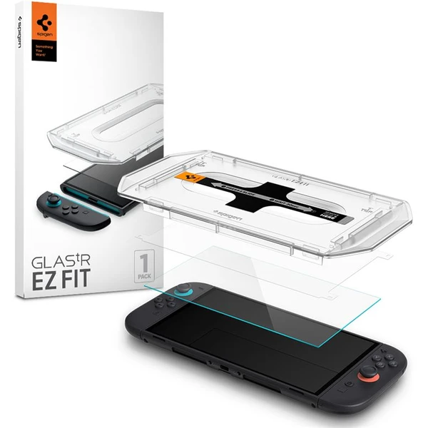 Spigen Glass tR EZ Fit 2 Pack tvrzené sklo Nintendo Switch 2 (2 ks) - Ochranné folie a skla - Hlavní obrázek