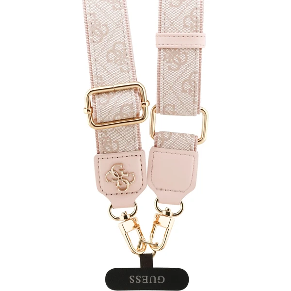 Guess Crossbody popruh PU 4G Metal Logo růžový - Popruhy a crossbody - Obrázek 6da3c3d4b1824e5795ab0e575a29e73d