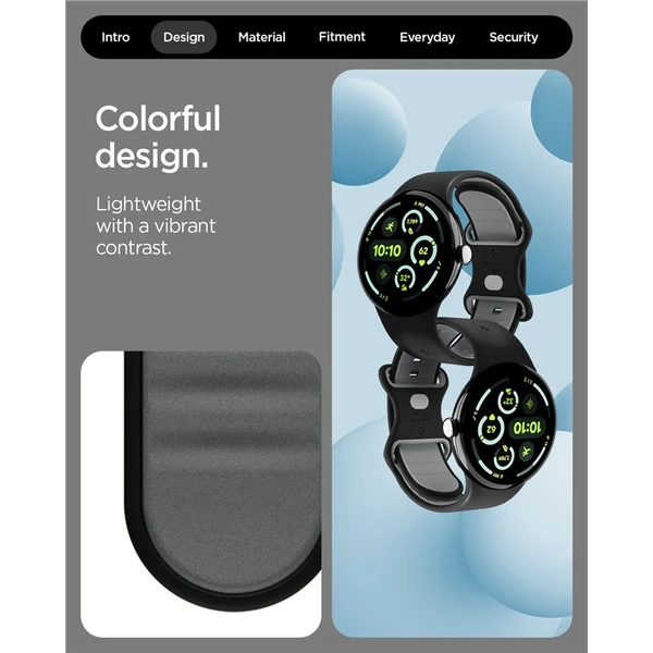 Spigen Nano Pop Band řemínek Google Pixel Watch 4/3 (45mm) černý - Řemínky - Obrázek 6dd78f2cdf694dc5ba675aafc677b281