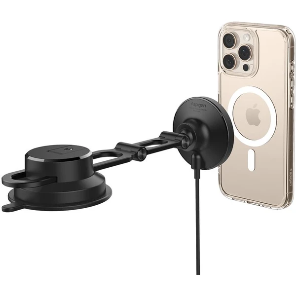 Spigen OneTap Pro 4 Dashboard/Windshield Qi2 MagSafe držák na sklo/palubovku s nabíjením černý - Držáky - Obrázek 6dfe2ecb0b7740b994f2edefecea7210