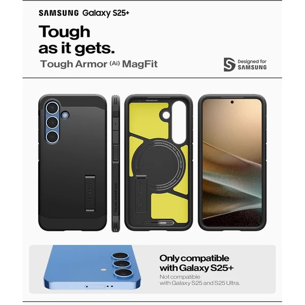 Spigen Tough Armor MagSafe kryt Samsung Galaxy S25+ černý - Pouzdra - Obrázek 6e2ef2ef53d44070bad6afcb69bbd48a