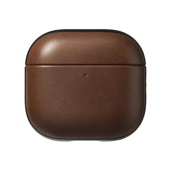 Nomad Modern Leather pouzdro Apple Airpods 4 tmavě hnědé - Pouzdra - Obrázek 6e52fed537244ba882c675d38f44a011
