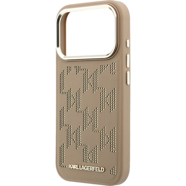Karl Lagerfeld PU Perforated Monogram MagSafe kryt iPhone 17 Pro béžový - Pouzdra - Obrázek 6e5abc7d46eb4b20b73c413f4aed5ad1