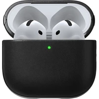 Nomad Modern Leather pouzdro Apple Airpods 4 černé - Pouzdra