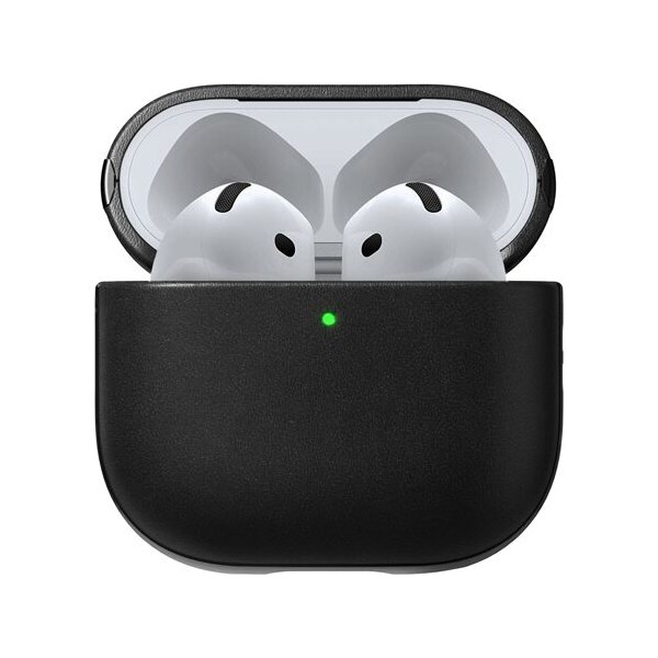 Nomad Modern Leather pouzdro Apple Airpods 4 černé