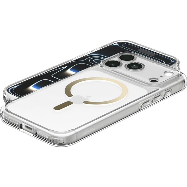 Spigen Ultra Hybrid MagSafe kryt iPhone 18 Pro/17 Pro clear gold - Pouzdra - Obrázek 6e872513fe2d438fafbe68cb9d16c6bd