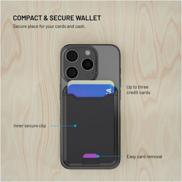 FIXED MagWallet MagSafe peněženka s lokátorem a Find My, černá - Peněženky - Obrázek 6e90911c92e143ba9e70987f2305a532