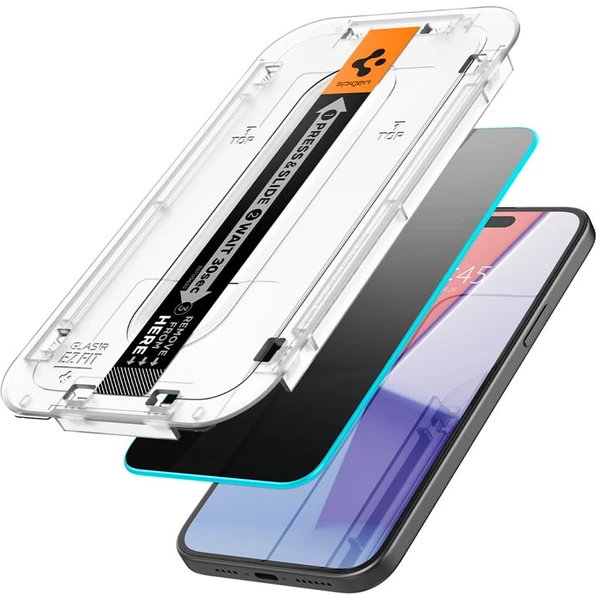 Spigen Glass tR EZ Fit HD (Privacy) tvrzené sklo iPhone 15/16 čiré - Ochranné folie a skla - Obrázek 6eaa01477b0e4f11986f9c24ba41e45e
