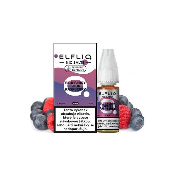 Elfliq Salt Raspberry Borůvka a malina 10ml (20mg)