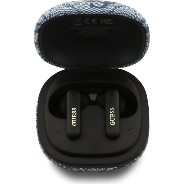 Guess PU 4G Metal Logo ENC TWS bezdrátová sluchátka modrá - Sluchátka - Obrázek 6ecd15bfaa6144ddb3a9a1e1d4bc6fc5