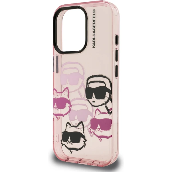 Karl Lagerfeld IML Multi K&CH Heads kryt iPhone 16 Pro růžový - Pouzdra - Obrázek 6eda6edf63e34f2d9e7a0b2f17f170c0