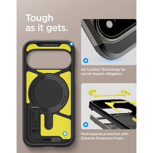 Spigen Tough Armor MagSafe kryt Google Pixel 11 Pro gunmetal - Pouzdra - Obrázek 6ef8bfac6675438aa88f4c357cddc115