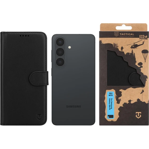 Tactical Field Notes pouzdro Samsung Galaxy S26 FE černé - Pouzdra - Obrázek 6f08b17709d844bea6db3cc3f228f39f