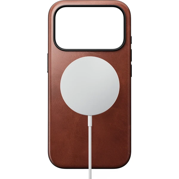 Nomad Modern Leather (Horween) MagSafe kožený kryt iPhone 18 Pro Olde Dublin - Pouzdra - Obrázek 6f25dbe9d7ff4cd08b810d05bd976f0b