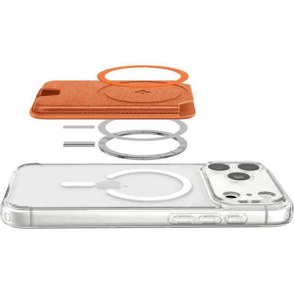 Spigen Valentinus MagFit+ MagSafe Wallet 3 Card peněženka metallic orange - Peněženky - Obrázek 6f483769d45d4be0892dbb70ff724986