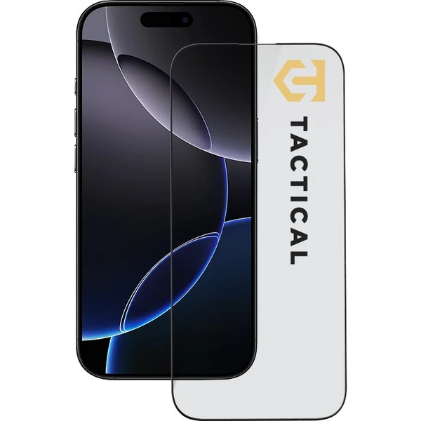 Tactical Glass Shield 5D sklo pro Apple iPhone 16 Pro černé - Ochranné folie a skla - Hlavní obrázek