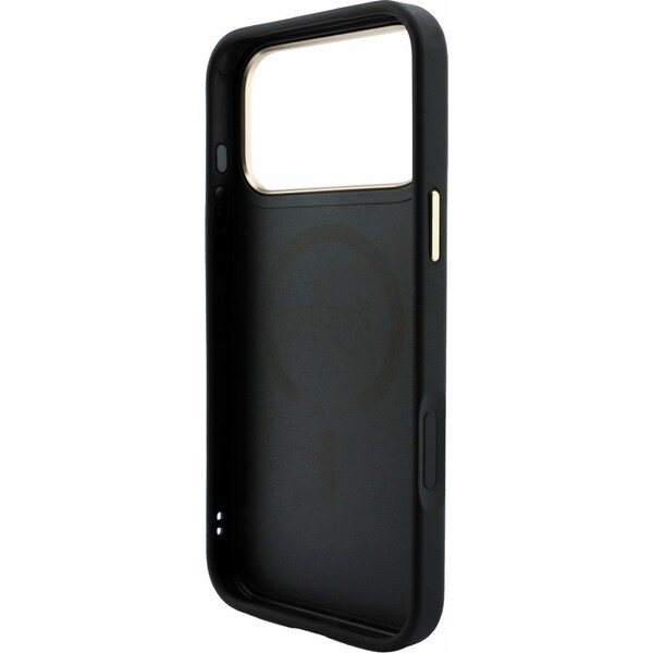 Guess PU Leather 4G Gold Frame Embossed MagSafe kryt iPhone 18 Pro černý - Pouzdra - Obrázek 6f6b170a38e7445d8df5ae97ce320be0