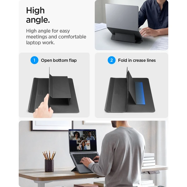 Spigen Slim Fold Laptop Stand LD201-S7 stojánek černý - Stojánky - Obrázek 6f7b0c61497443e49cdec3dcf67b0132