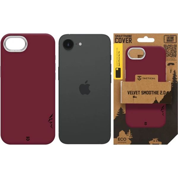 Tactical MagForce Velvet Smoothie 2.0 kryt Apple iPhone 16e/17e Burgundy - Pouzdra - Obrázek 6f8e2c60f639434daab5a3ba935fe39e