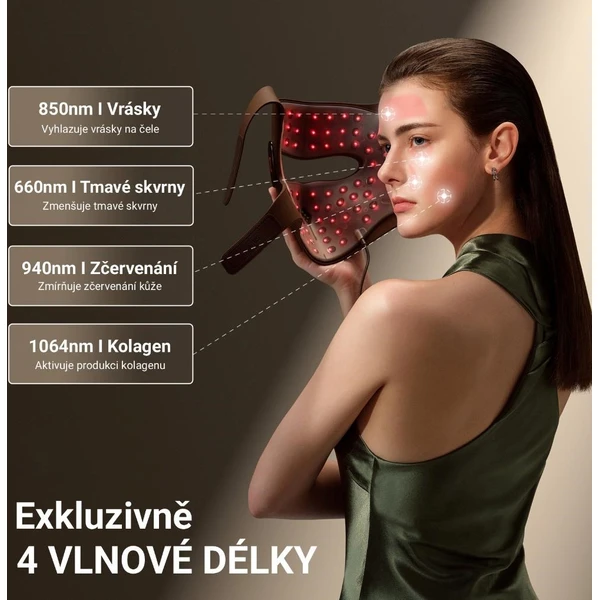 JOVS 4D v2 laserová světelná terapeutická maska - Čističe pleti - Obrázek 702ea1a1df9c4de795b72b56d496e6c4