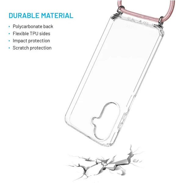 FIXED Pure Neck kryt s růžovou šňůrkou na krk pro Samsung Galaxy A26 5G - Pouzdra - Obrázek 705603ca6baa476bb1d3bd208c10c246
