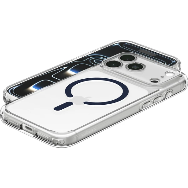 Spigen Ultra Hybrid MagSafe kryt iPhone 18 Pro/17 Pro clear deep blue - Pouzdra - Obrázek 706b17f37dfd4b8c902539d894c9369f