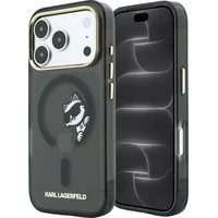 Karl Lagerfeld IML Choupette Peekaboo Magsafe kryt iPhone 18 Pro černý - Pouzdra