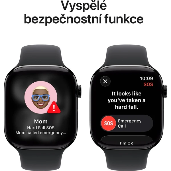 Apple Watch Series 11 (42mm) Klavírně černý hliník s černým sportovním řemínkem S/M (Další) - Chytré hodinky - Obrázek 70704a12172c498781add20a3aab6af7