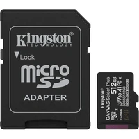 Kingston Canvas Select Plus microSDXC 512GB + SD adaptér - Paměťové karty