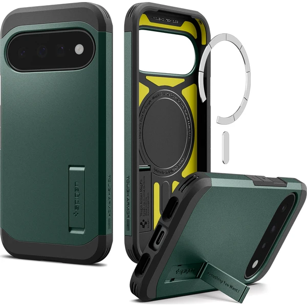 Spigen Tough Armor MagSafe kryt Google Pixel 11 abyss green - Pouzdra - Obrázek 7075a10c299544e5bee3cb33b8d4249d