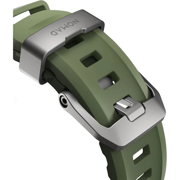 Nomad Rocky Point Band řemínek Apple Watch 49/45/44/42mm stříbrný/tmavě zelený - Řemínky - Obrázek 7082edcf8aa64672a6fd7d2e88b58a0b