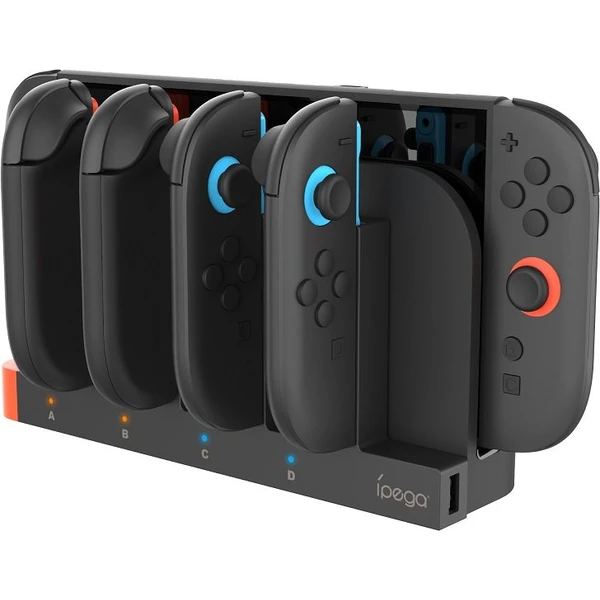 iPega SW2185 Nabíjecí Stanice pro JoyCon Ovladače Nintendo Switch 2 černá - Nabíječky - Obrázek 709e39c3f0f846cca9ff0950fb25d3e4