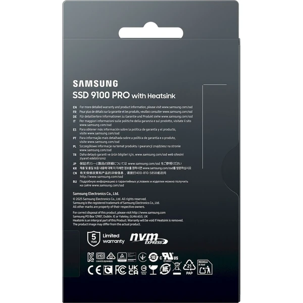 Samsung 9100 PRO Heatsink SSD M.2  – 1TB - SSD disky - Obrázek 709e7747ccc64970a4ae9e86272c7798
