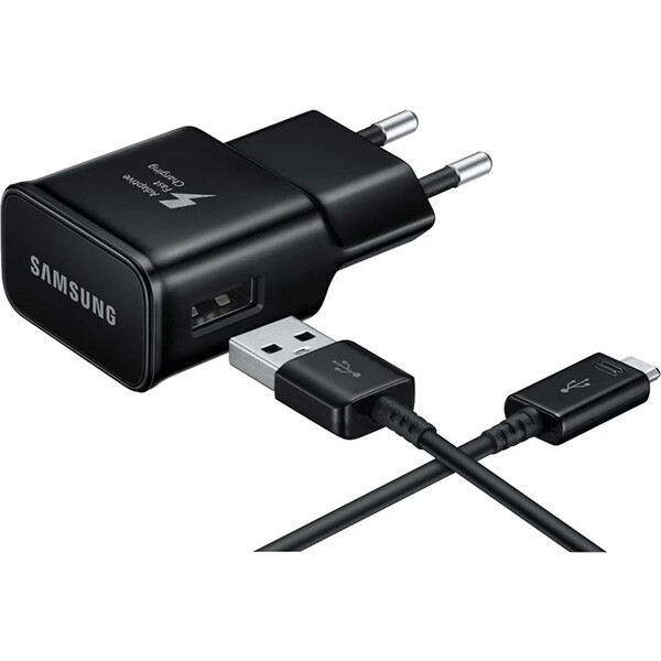 Samsung 15W nabíječka + 1m USB-C kabel, černá (Bulk)