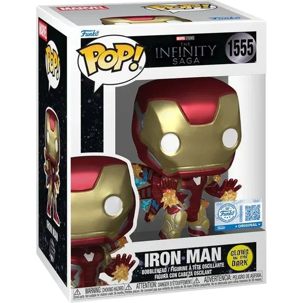 Funko POP! #1555 Marvel Plus: Avengers: Endgame - Iron Man Beams (GITD) - Funko POP! - Obrázek 70JM000K01