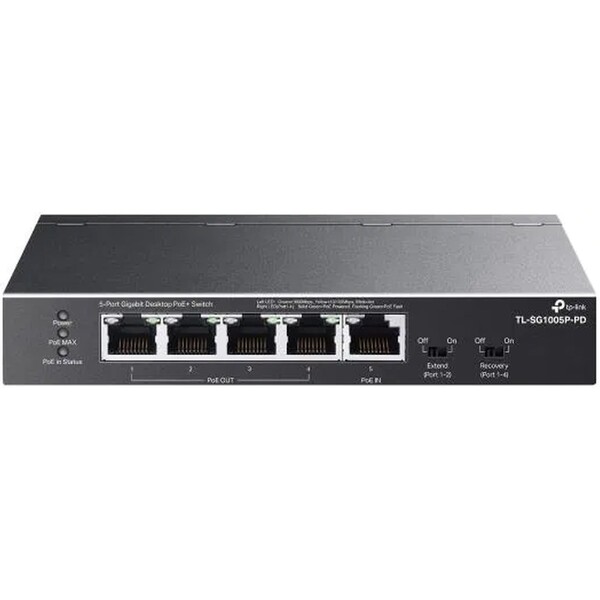 TP-Link TL-SG1005P-PD Šedá