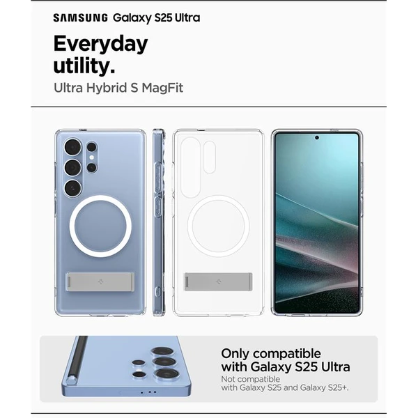 Spigen Ultra Hybrid S MagSafe kryt Samsung Galaxy S25 Ultra bílý - Pouzdra - Obrázek 70a06953ef254549aa0ce678d5187fdc