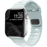 Nomad Sport Strap S/M řemínek pro Apple Watch 42/41/40/38mm Ice Blue Glow - Řemínky