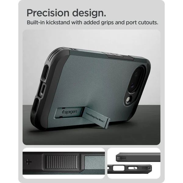Spigen Tough Armor MagSafe kryt Google Pixel 10a abyss green - Pouzdra - Obrázek 70ab4465ecd44fe39e4a2a3086637392