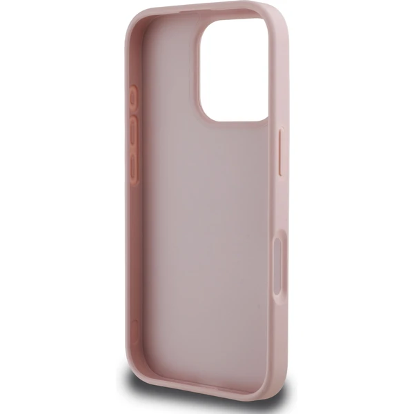 Guess PU Grained 4G Metal Logo kryt iPhone 16 Pro růžový - Pouzdra - Obrázek 70bfccc21d5d4a0da82f139f37c863e3