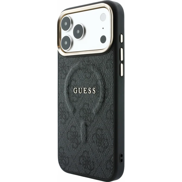 Guess PU Leather 4G Gold Frame Embossed MagSafe kryt iPhone 18 Pro Max černý - Pouzdra - Obrázek 70e1545c0b3d408eaca2aa49255c812b