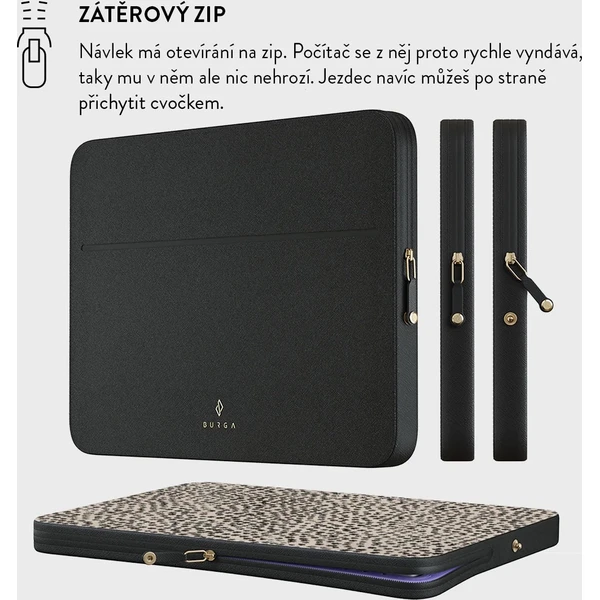 Burga Sleeve pouzdro pro Macbook Pro 16" Almond Latte - Pouzdra - Obrázek 710ae7b32fe9473fadf81a69a5c69478