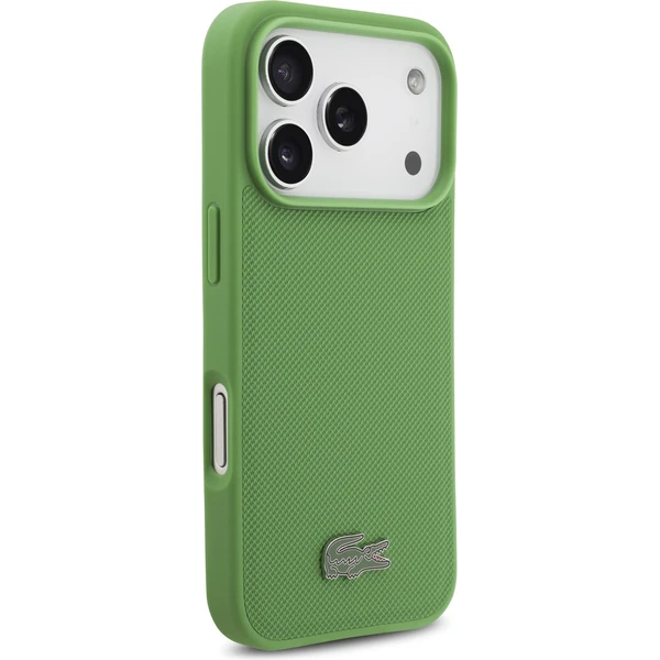 Lacoste Iconic Petit Pique MagSafe kryt + peněženka iPhone 17 Pro zelený - Pouzdra - Obrázek 71142f543377490082e2f7987af40168